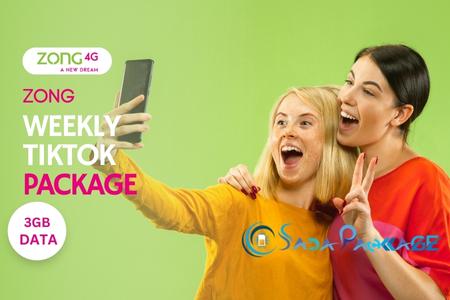 Zong TikTOK Package weekly