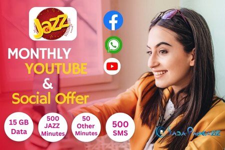 Img of Jazz Monthly Youtube and Social Offer