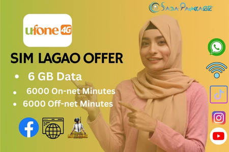 Banner of Ufone SIM Lagao Offer